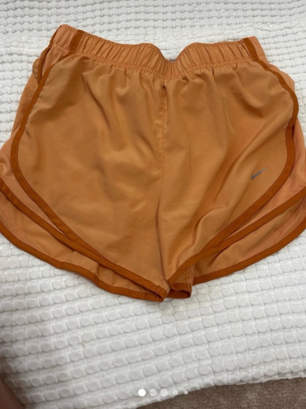 Nike Women's Burnt Orange Athletic Running Shorts